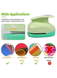 UCEC Circle Punch 1.75 Inch Circle Hole Punch Craft Paper Punch Circles Craft Punch Handmade Paper Punch For Crafting Scrapbooking Cards Arts Fun Projects  - Image 5
