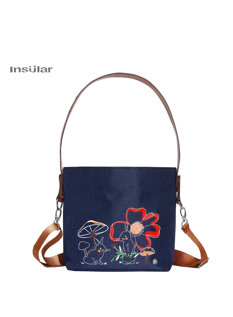 insular One Shoulder Fashionable Mommy Bag - Image 1