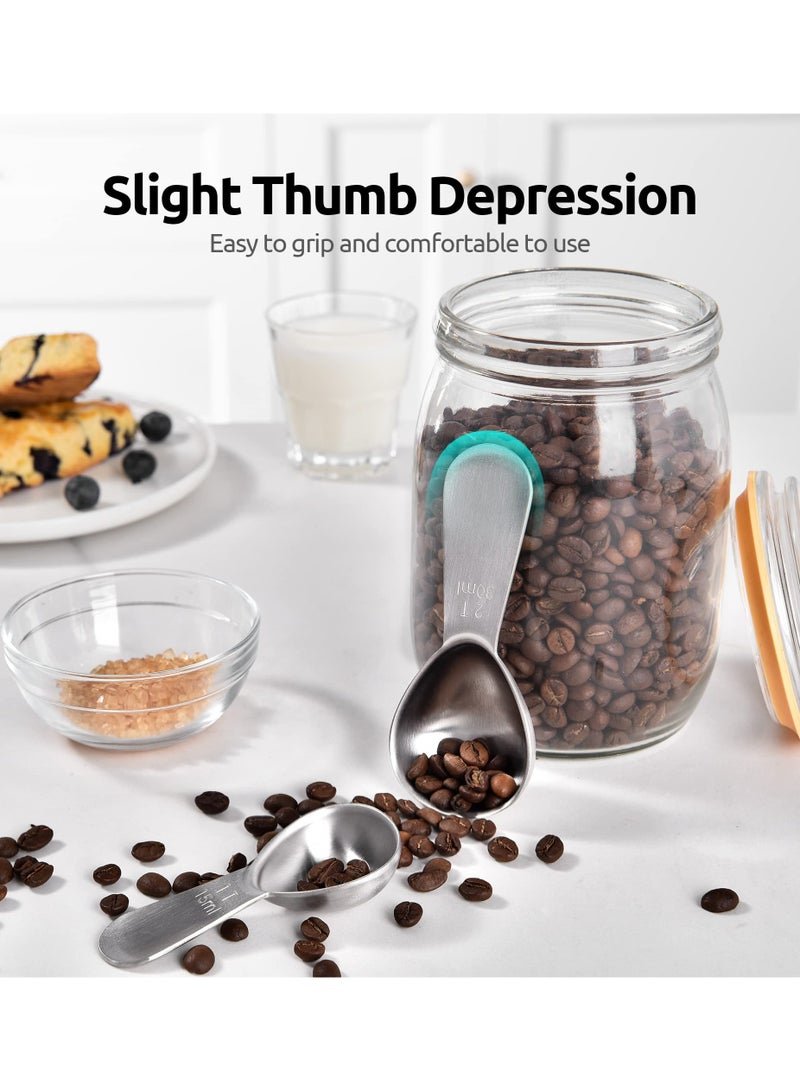 Durable Measuring Coffee Spoon Set, 1 tbsp and 2 tbsp For Coffee, Tea, Sugar, Coffee Beans  - Image 5