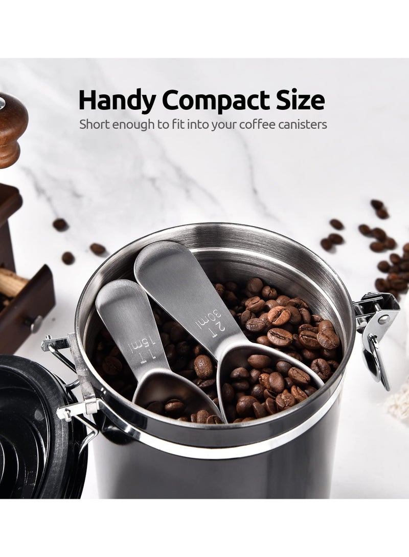 Durable Measuring Coffee Spoon Set, 1 tbsp and 2 tbsp For Coffee, Tea, Sugar, Coffee Beans  - Image 3