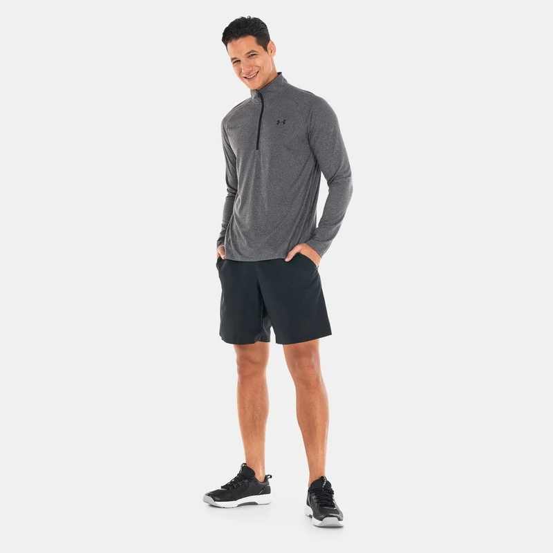 UNDER ARMOUR Grey Men's UA Tech™ ½ Zip Long Sleeve T-Shirt for Men | Best Price UAE