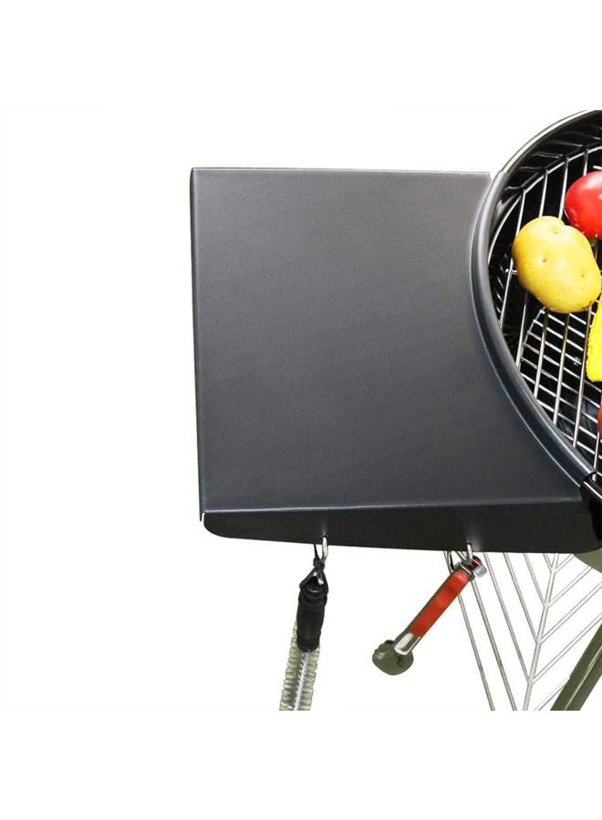GRISUN 57cm Weber BBQ Table Tray, Weber Master Touch 57cm, Premium, 22" Original Charcoal Grill, Spherical BBQ Accessories, Side Table, Coated Steel - Image 1