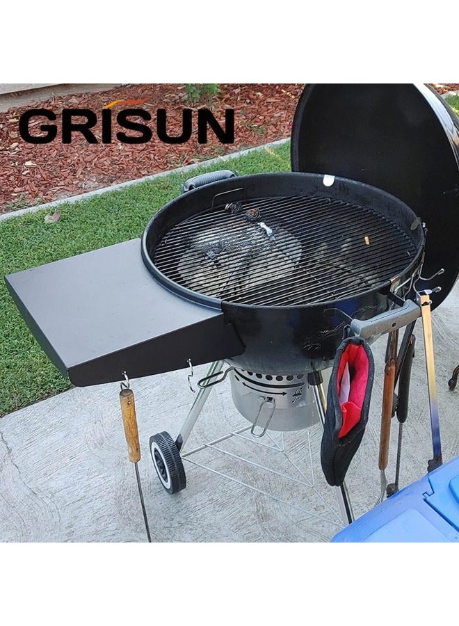 GRISUN 57cm Weber BBQ Table Tray, Weber Master Touch 57cm, Premium, 22" Original Charcoal Grill, Spherical BBQ Accessories, Side Table, Coated Steel - Image 4