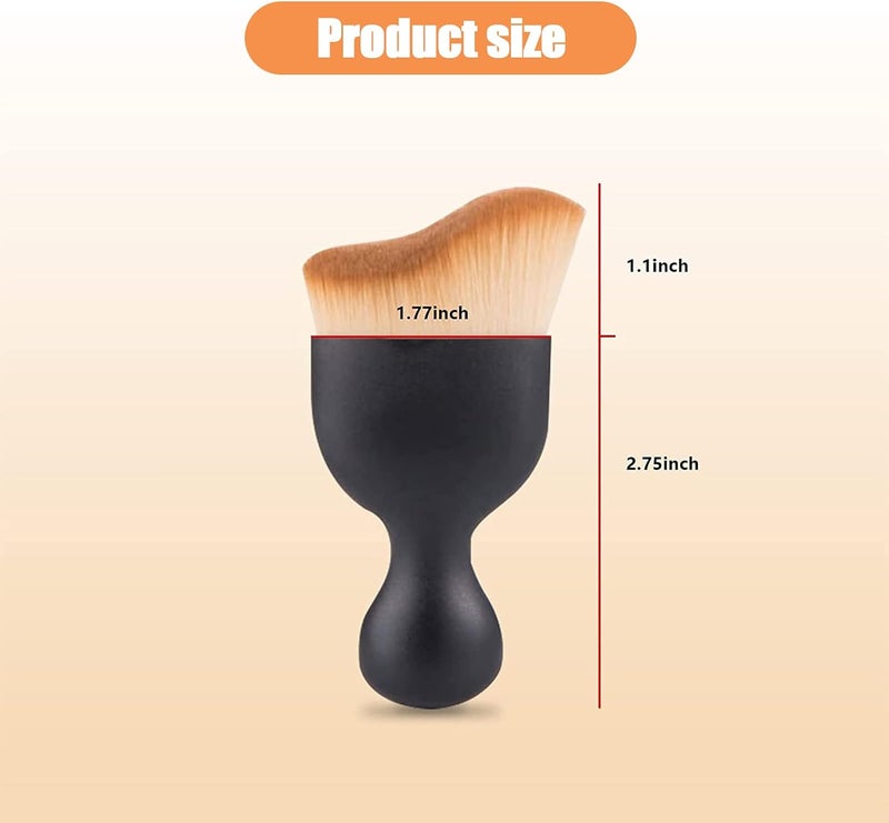 NGHEY 2 PCS Car Interior Dust Brush, Auto Scratch Free Detailing Brush, Soft Car Interior Cleaning Brush Auto Accessories for Automotive Dashboard, Air Conditioner Vents, Computer (Double Brown), - Image 2