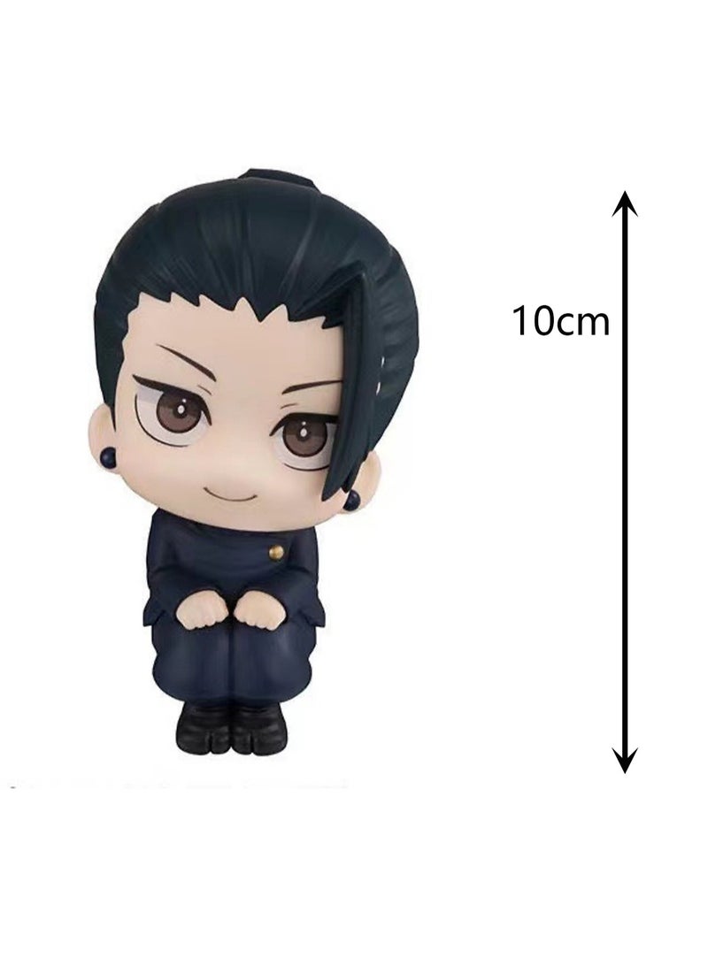 Geto Suguru Doll Dnime Geto Suguru Doll Statue Q Version Anime Action Figure Ornaments 10CM - Image 2