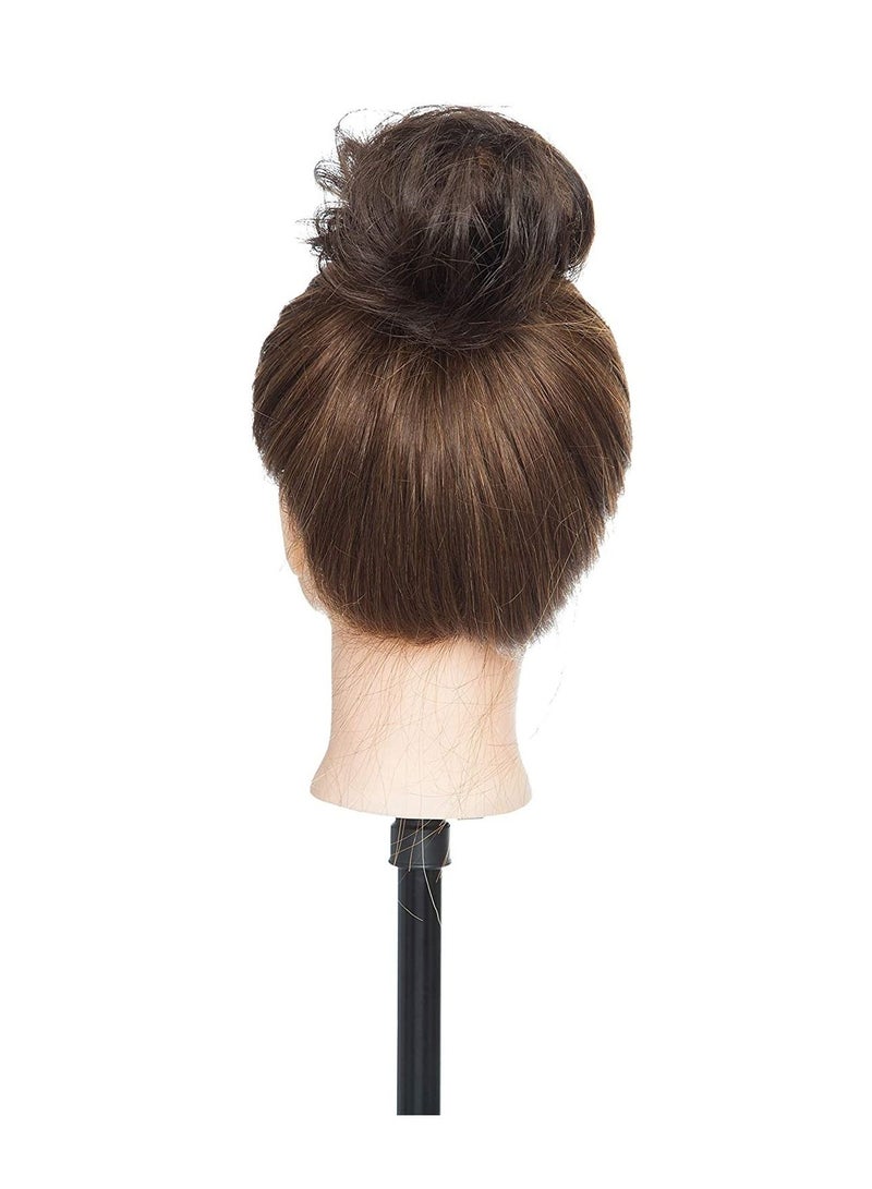 إستيل كعكة شعر ريمي سكرنشيز ريل أوبدو ، كعكة شعر مموجة ومطاطة ، كعكة دونو أنيقة مع شريط مطاطي مرن للنساء اللون رقم 2 - Image 1