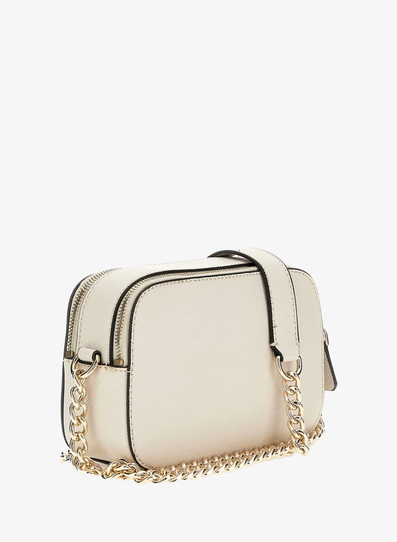 GUESS Noelle Logo Detail Zip Through Crossbody