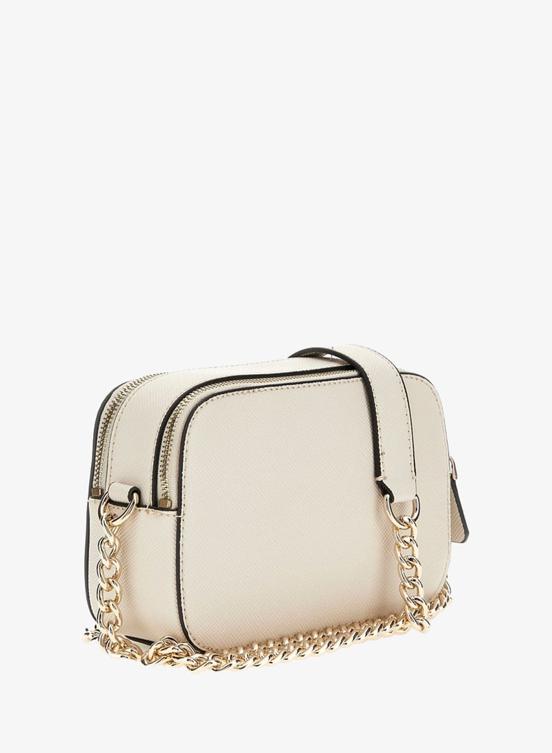 GUESS Noelle Logo Detail Zip Through Crossbody - Image 2