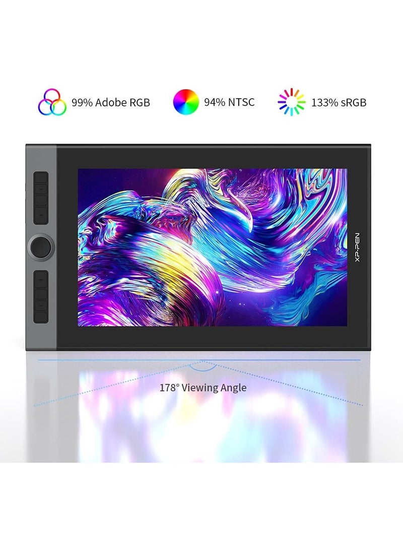 XP-PEN Artist Pro 16 Graphic Tablet Monitor with X3 Smart Chip Pen Tablet Drawing Monitor 15.4 inch 133% s RGB - Image 5