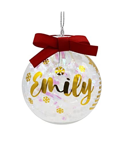 Creative Hobbies® - Bulk Value Pack of 25 pcs - 67mm (2-5/8 Inch) Round Clear Plastic Ball Ornaments - Great for Crafting DIY Christmas Ornaments - Image 4