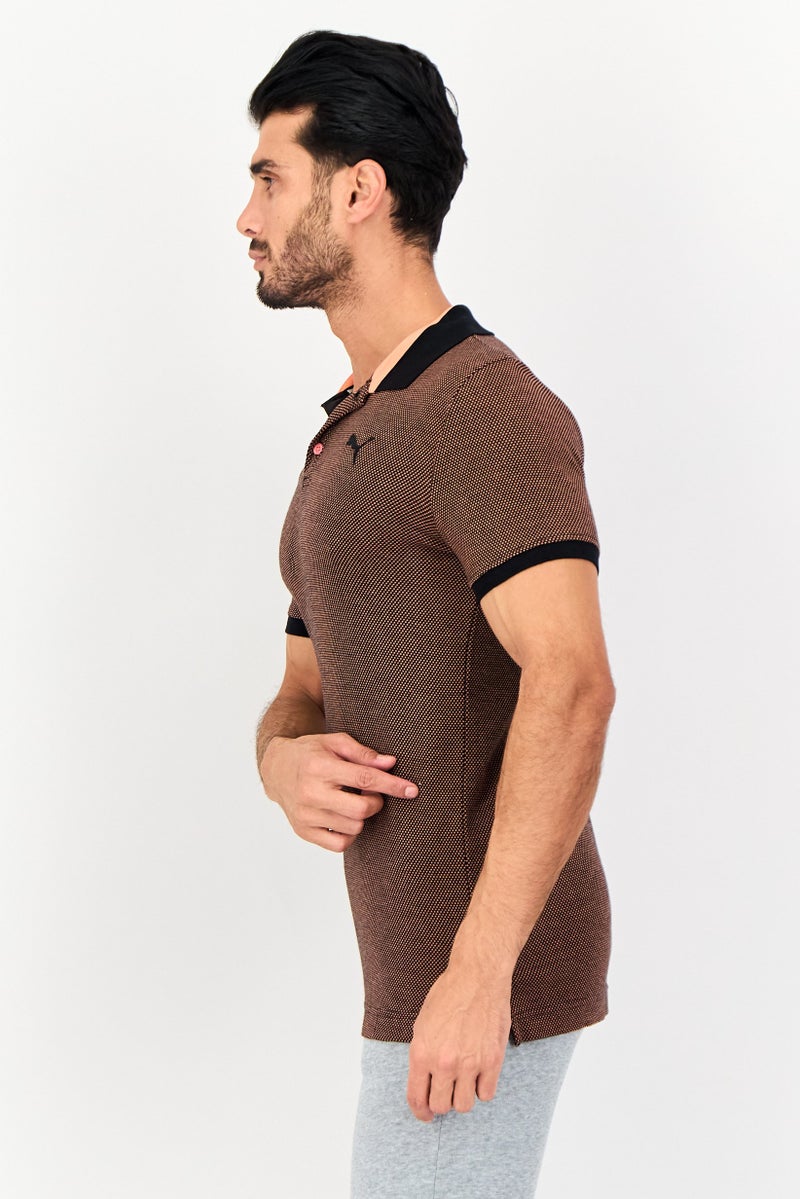 PUMA قميص بولو خارجي بأكمام قصيرة للرجال بتصميم نحيف، متعدد الألوان - Image 2