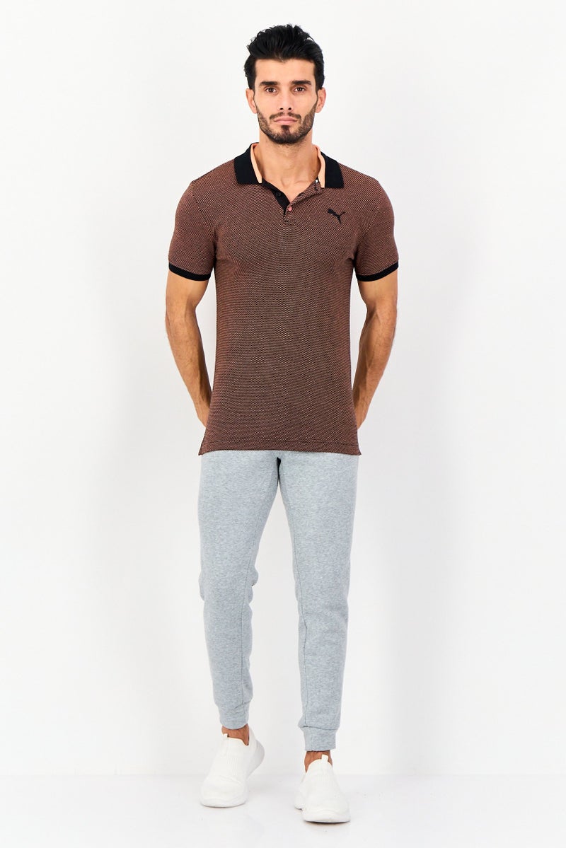 PUMA قميص بولو خارجي بأكمام قصيرة للرجال بتصميم نحيف، متعدد الألوان - Image 4