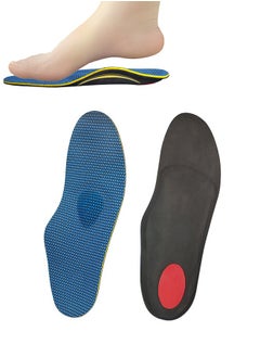 Ant Arch Support Orthotic Insoles, Soft Plantar Fasciitis Insoles, Shock Absorption Cushioning Shoes Insoles for Flat Feet Heel Spurs Foot Pain Overpronation for Men Women, L, 44-45  - Image 1
