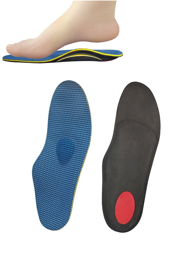 Ant Arch Support Orthotic Insoles, Soft Plantar Fasciitis Insoles, Shock Absorption Cushioning Shoes Insoles for Flat Feet Heel Spurs Foot Pain Overpronation for Men Women, L, 44-45  - Image 1