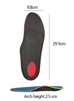 Ant Arch Support Orthotic Insoles, Soft Plantar Fasciitis Insoles, Shock Absorption Cushioning Shoes Insoles for Flat Feet Heel Spurs Foot Pain Overpronation for Men Women, L, 44-45  - Image 2