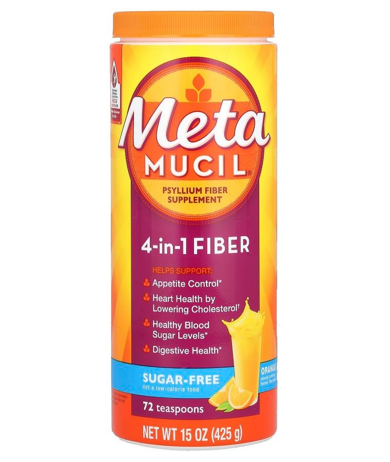 Metamucil 4-in-1 Fiber Orange 15 oz (425 g)