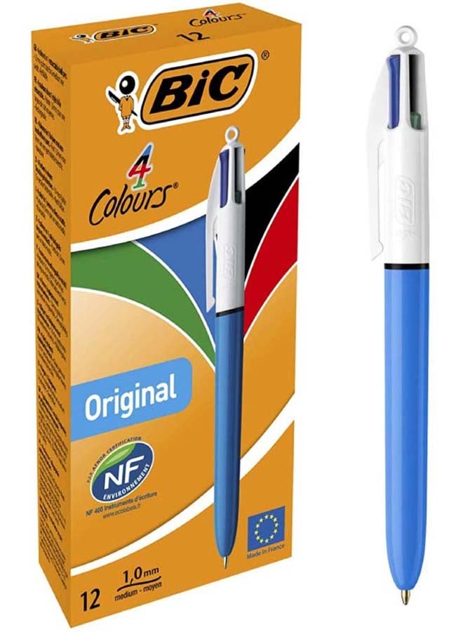 Bic 4 COLOURS MEDIUM BOX12 BCL EU - Image 1