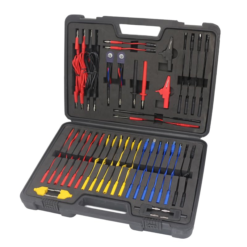 YAETEK Multi Function Auto Diagnostic Tools, Automotive Circuit Test Leads Kit with Black Carrying Case, Electrical Testers Wire Connectors Adapter Cables - Image 4
