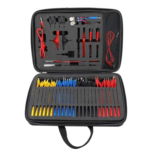 YAETEK Multi Function Auto Diagnostic Tools, Automotive Circuit Test Leads Kit with Black Carrying Case, Electrical Testers Wire Connectors Adapter Cables - Image 1