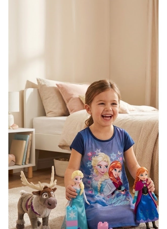 ديزني فستان نوم للبنات من ديزني فروزن، من إنتاج كيدز تي في - Image 2