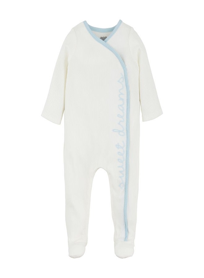 Mud Pie Boys Chainstitch Sleeper; 6-9 Months