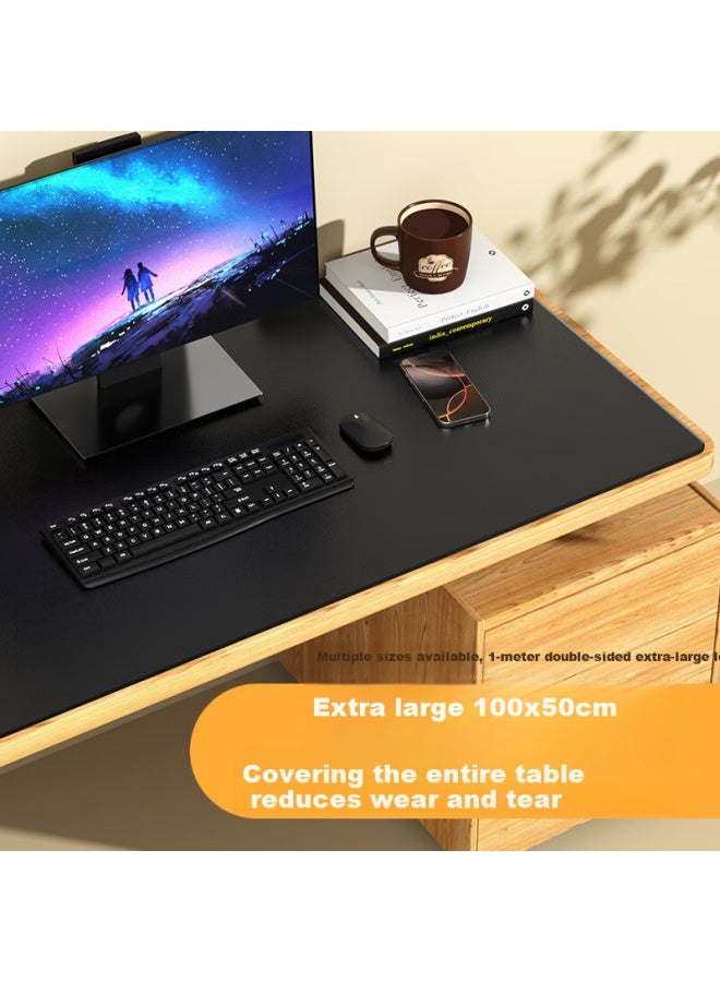 Dm Daimai, Extra Large Mouse Pad 1000*500, Computer Office Leather Desk Mat, Large Mouse Pad, Waterproof Leather Desk Cover, Writing Desk Pad, Gaming Keyboard Mat, Mp006 - Image 3