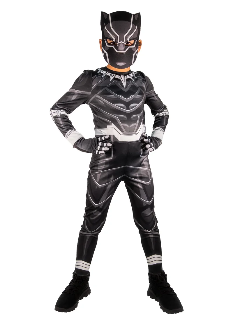 Party Centre Marvel Black Panther Classic Costume, Boy Superhero Child Costume, Cosplay Dress Up