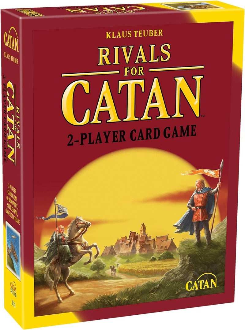 Catan Rivals for CATAN Card Game - Build, Trade, and Conquer in the World of CATAN! Strategy Game, Family Game for Kids and Adults, Ages 10+, 2 Players, 45-60 Minute Playtime, Made by CATAN Studio - Image 1