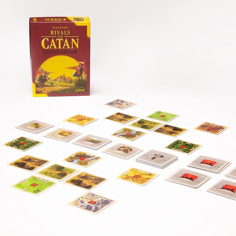 Catan Rivals for CATAN Card Game - Build, Trade, and Conquer in the World of CATAN! Strategy Game, Family Game for Kids and Adults, Ages 10+, 2 Players, 45-60 Minute Playtime, Made by CATAN Studio - Image 2