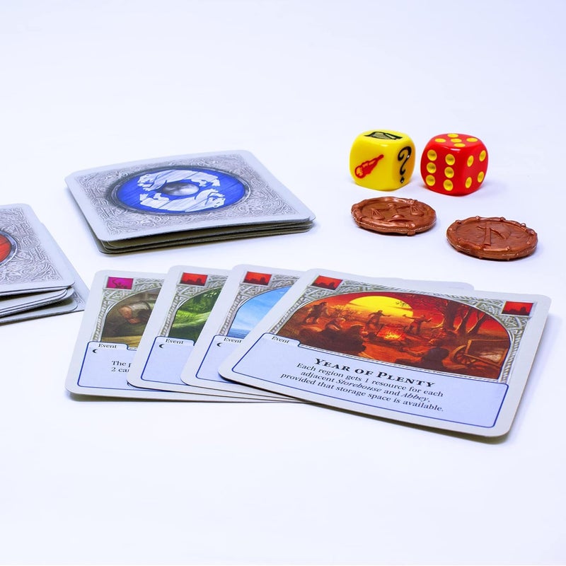 Catan Rivals for CATAN Card Game - Build, Trade, and Conquer in the World of CATAN! Strategy Game, Family Game for Kids and Adults, Ages 10+, 2 Players, 45-60 Minute Playtime, Made by CATAN Studio - Image 4