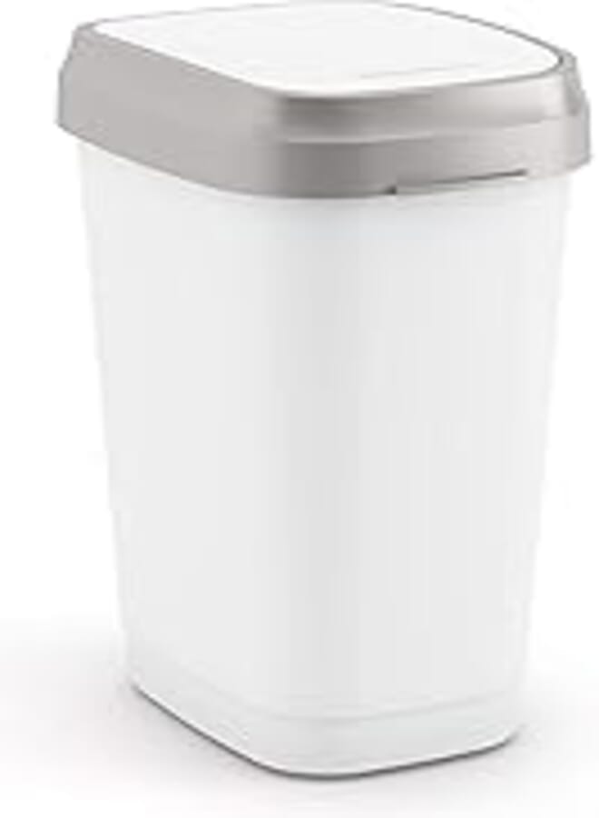 KIS Kis Dual Swing M Bin white 25L 26x37,5x48,5H 