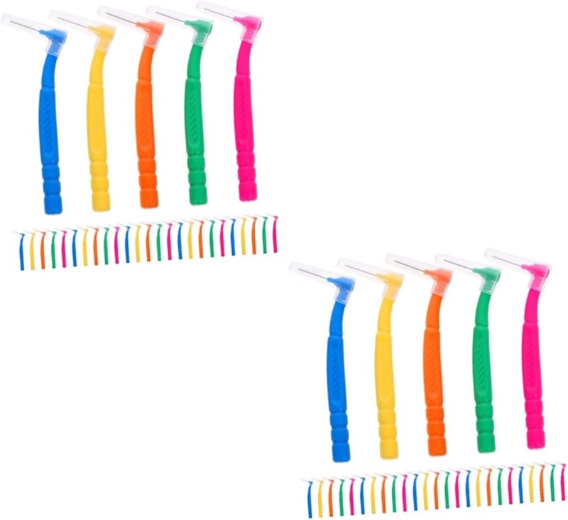 60 Pcs Interdental Toothbrush Set Portable Dental Care Kit Prevents Bad Breath Tooth Decay - Image 1