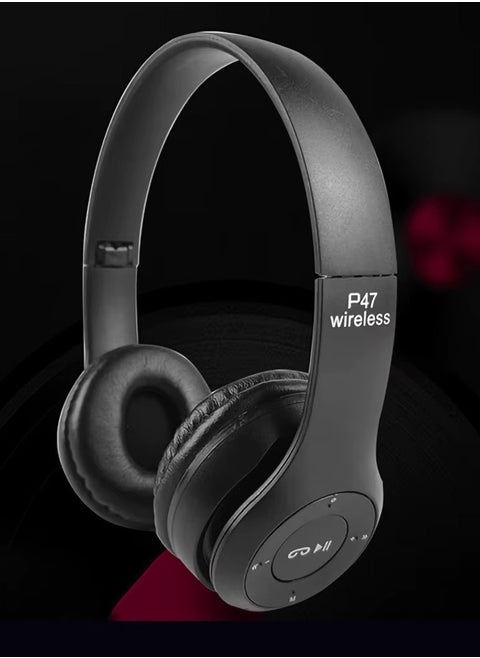P47 Wireless Headset Black