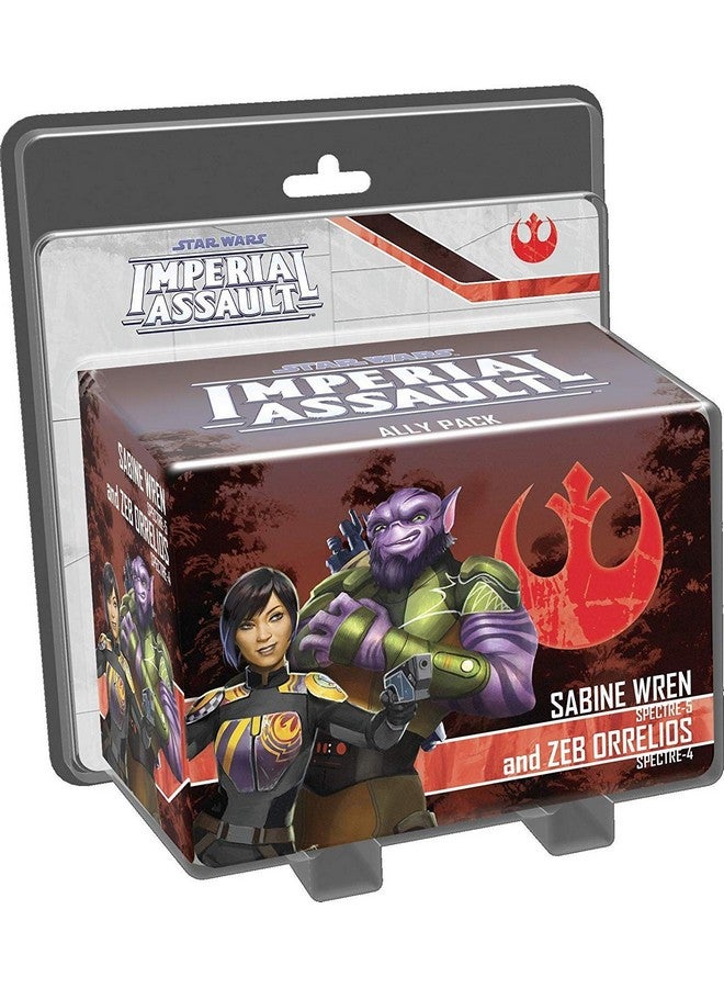 Fantasy Flight Games Star Wars Imperial Assault Board Game Sabine Wren and Zeb Orrelios EXPANSION - Epic Sci-Fi Strategy Game for Kids and Adults, Ages 14+, 1-5 Players, 1-2 Hour Playtime, Made by Fantasy Flight Games - Image 1