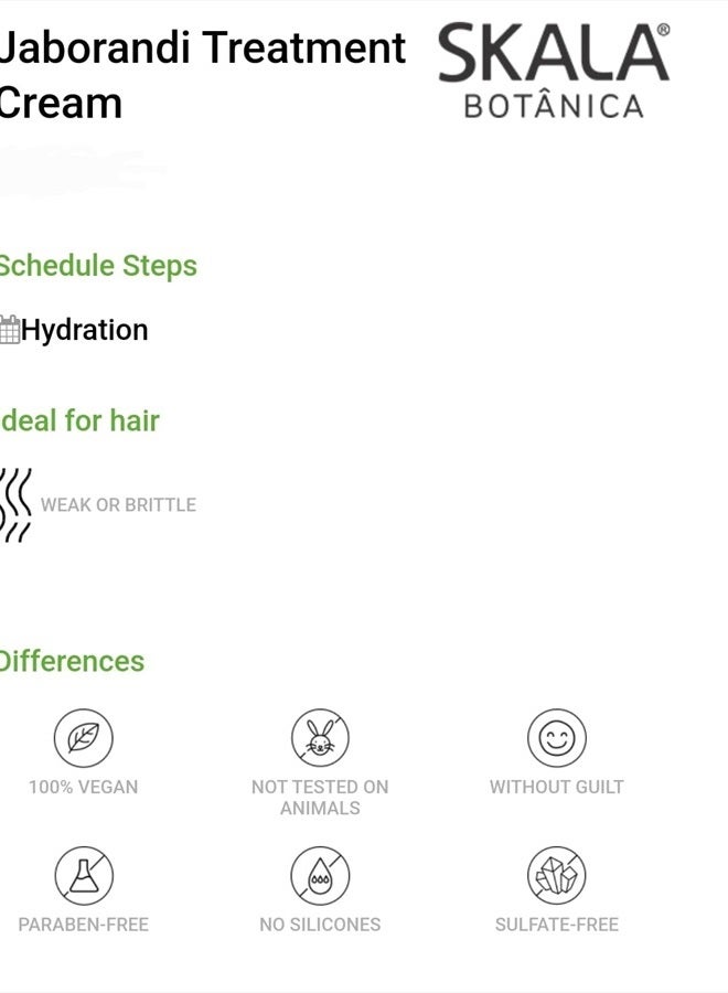 Skala Botânica Jaborandi Scarabotanica Jabolange 2 in 1 Hair Treatment 1000g - Image 3