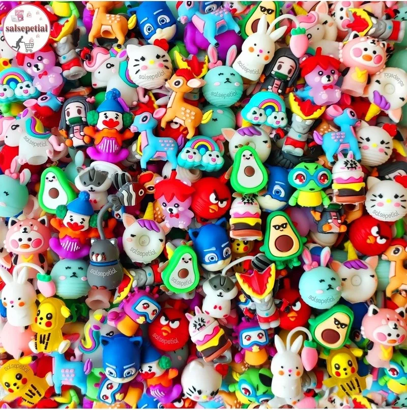 اي سي شوب Salsepetial 20-Piece Figured Pen Head Pen Ornament