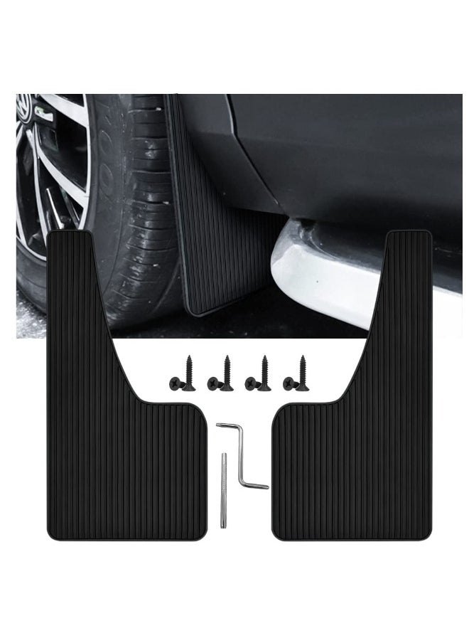 Generic - Universal Car Mud Flaps PVC Splash Guards Set for Front and Rear Protection - Image 1