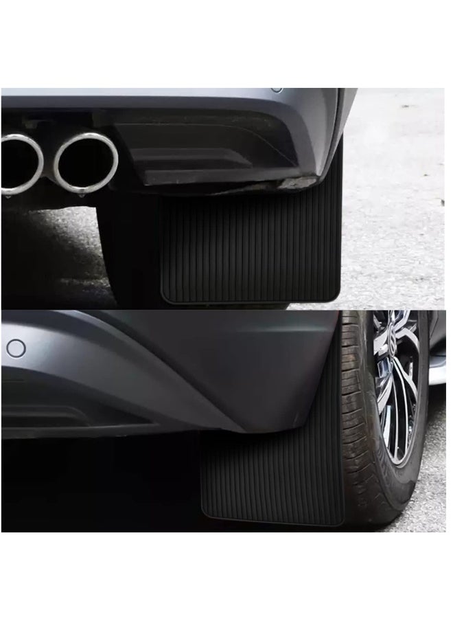 Generic - Universal Car Mud Flaps PVC Splash Guards Set for Front and Rear Protection - Image 1