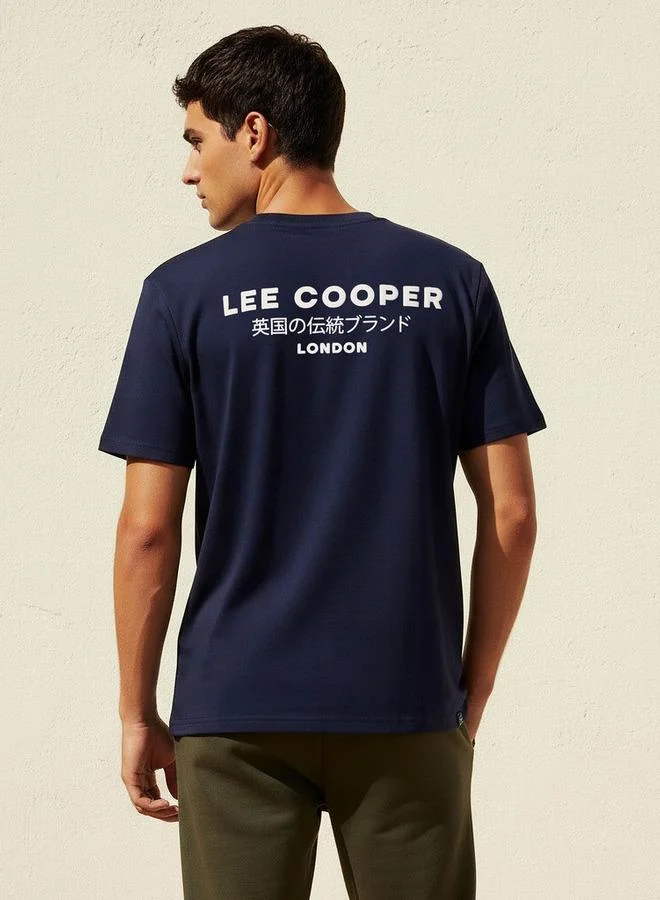 Lee Cooper Lee Cooper Men Regular Fit Crew Neck Short Sleeve Logo Print T shirt