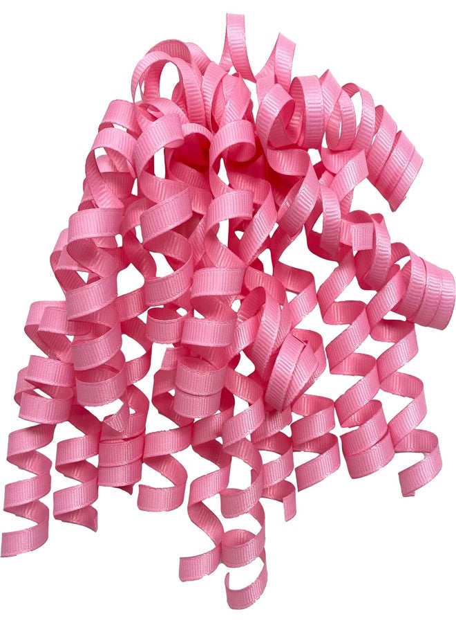 Jillson Roberts Self-Adhesive Curly Bows Gift Wrap Accessory, Pastel Silver Glitter/Lavender/Pastel Blue/White/Pink, 6-Count - Image 3