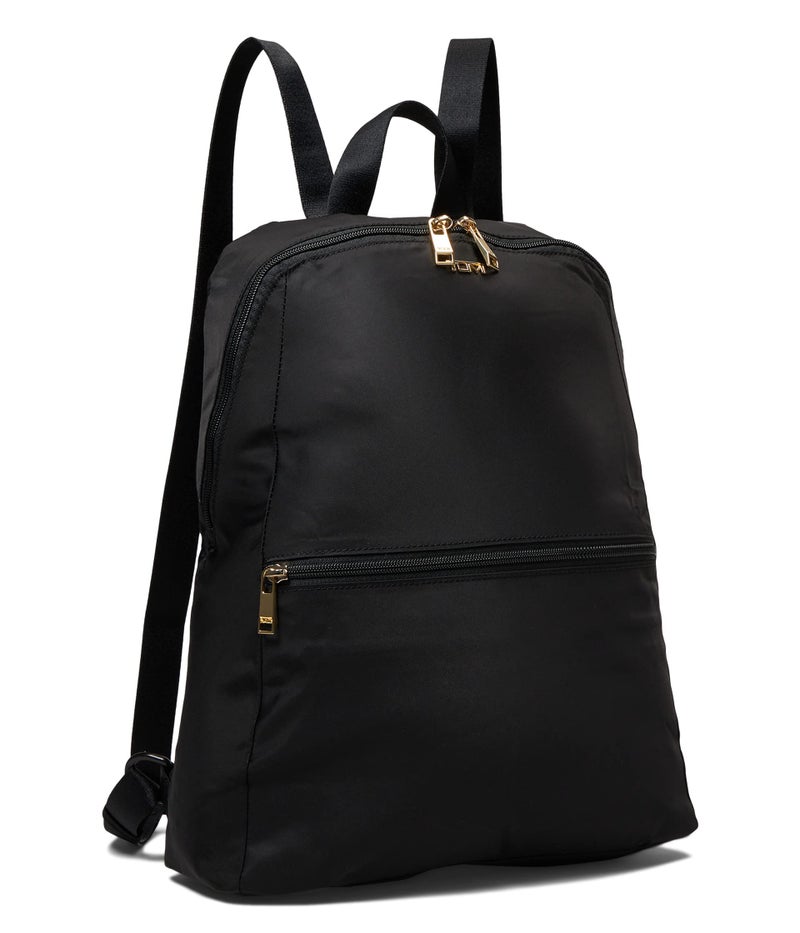 TUMI - Just In Case Foldable Backpack - Lightweight, Compact Travel Backpack - For One Bag Travel - 15.5" X 12.3" X 4.5" - Black with Gold Hardware - Image 5