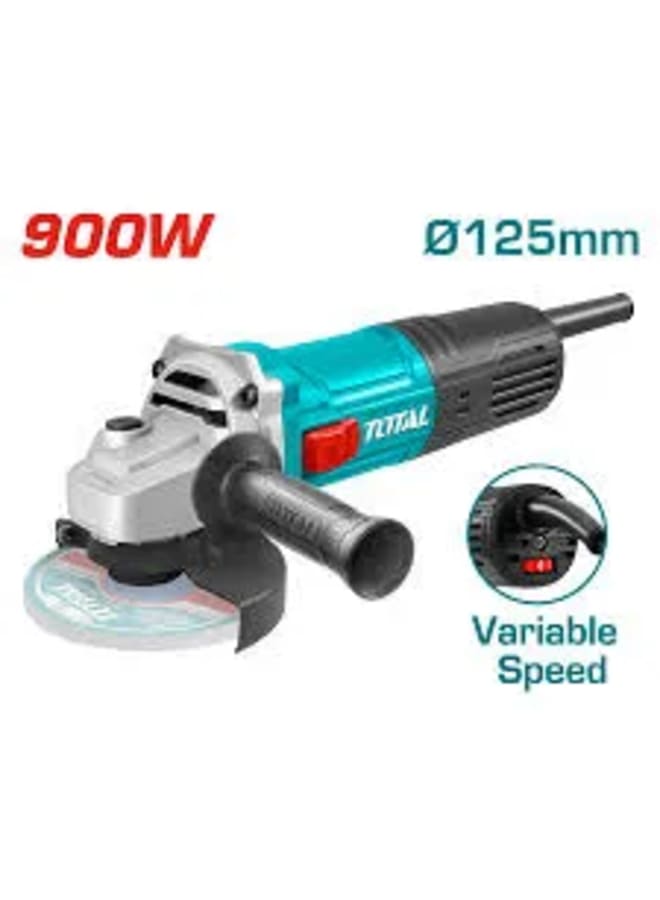 TOTAL Angle Grinder 900W 5" Variable Speed - Image 2