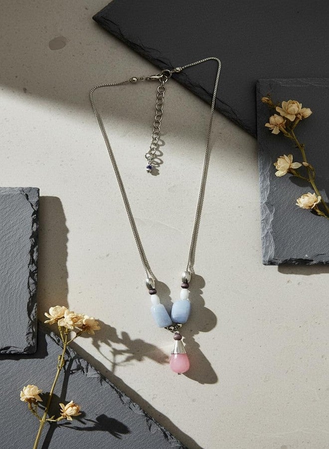 دي سي أيه قلادة مالا هندية غربية عصرية مصنوعة يدويًا من DCA للنساء والفتيات (4515) - Image 5