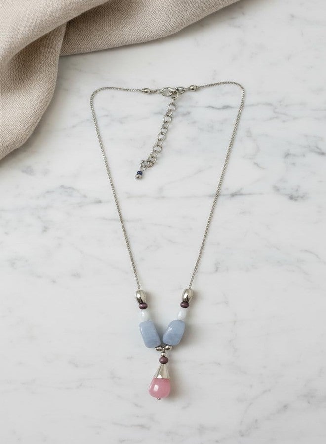 دي سي أيه قلادة مالا هندية غربية عصرية مصنوعة يدويًا من DCA للنساء والفتيات (4515) - Image 4