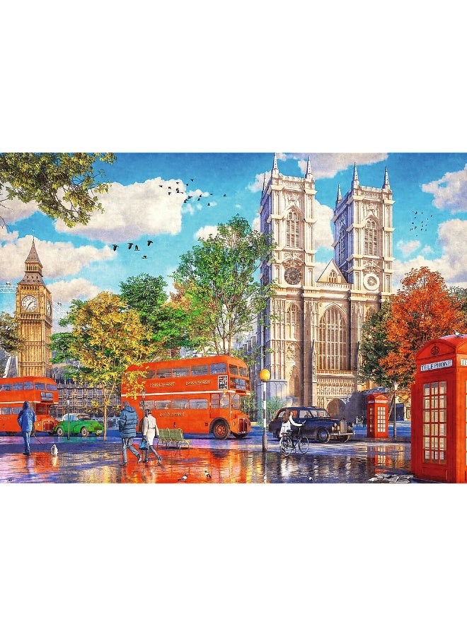 Trefl - Tea Time London View Premium Puzzle 1000 Pieces - 10805 - Image 2