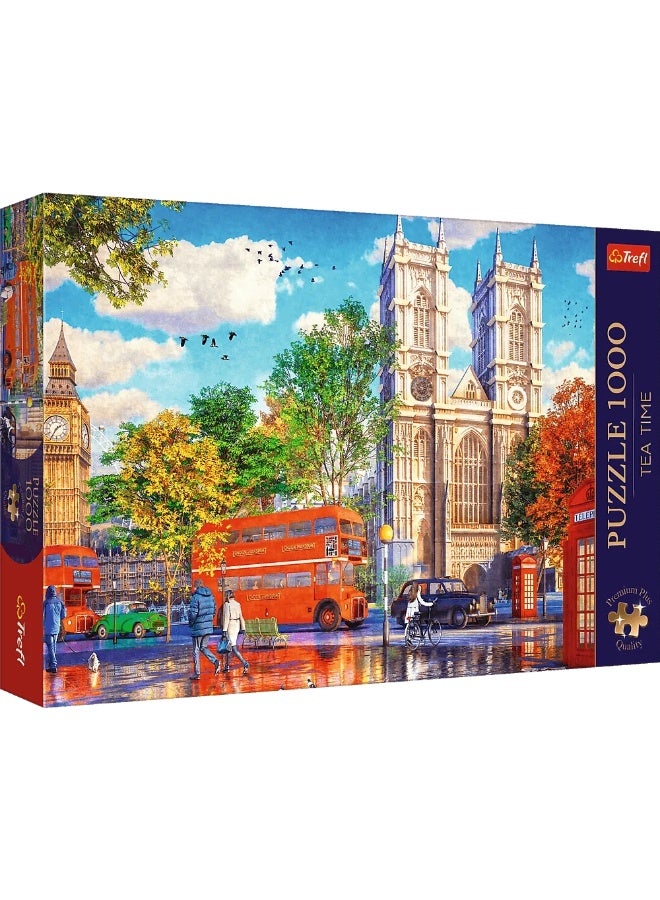 Trefl - Tea Time London View Premium Puzzle 1000 Pieces - 10805 - Image 1