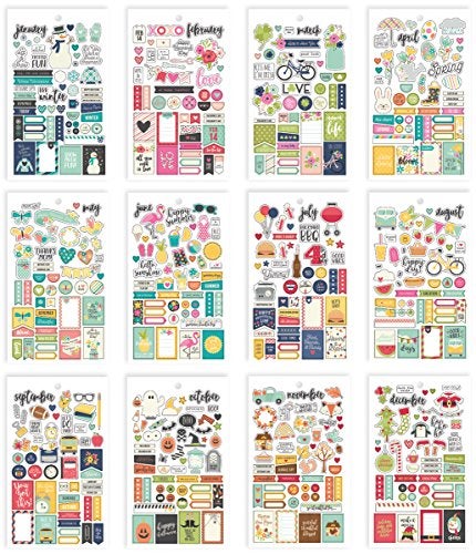 Simple Stories Carpe Diem Planner Essentials Seasons Mini Sticker Tablet - Image 2
