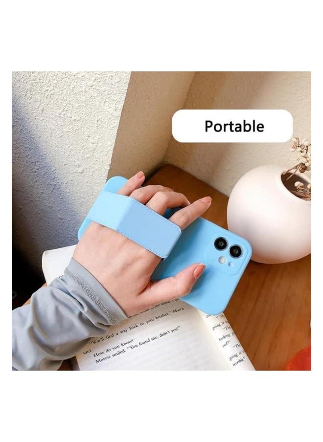 PROMASS - Magnetic Mobile Phone Finger Grip Holder Lazy Multi-functional Vertical Horizontal Stand Foldable Back Stick Phone Stand (Black) - Image 1