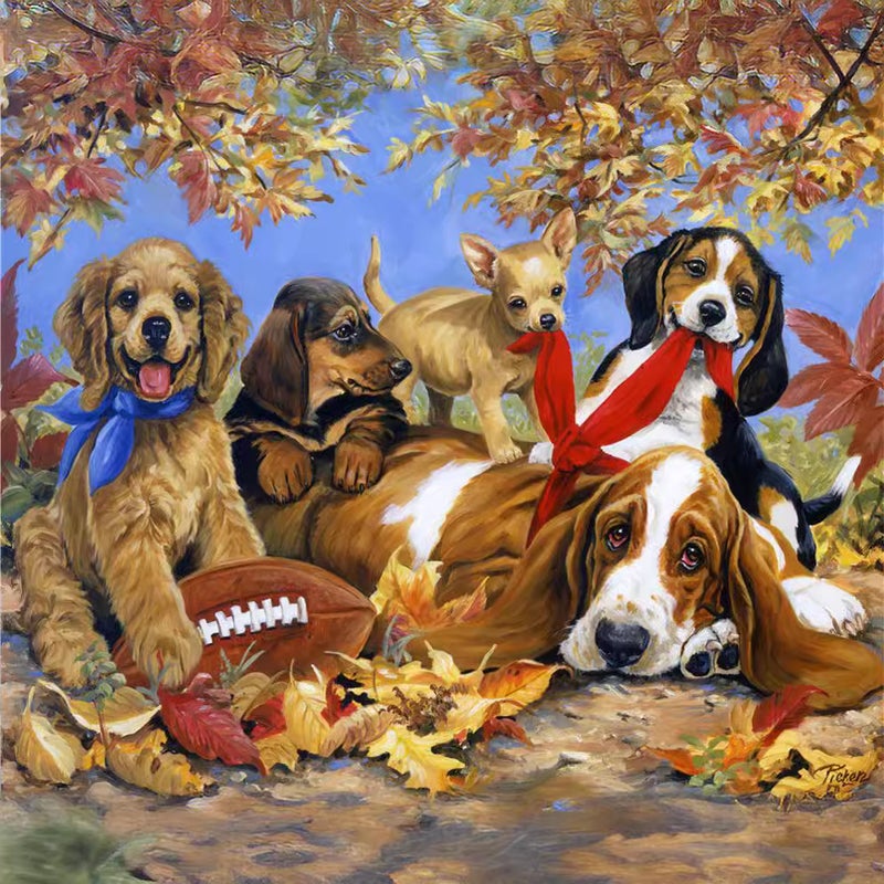 Beila Puzzle 1000 Pieces Adult Decompression Animal Landscape Oil Painting Children'S Paper Puzzle Toys Overseas Supply - Image 3