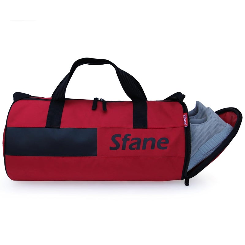 SFANE Red & Black Duffel Gym Bags - Image 1